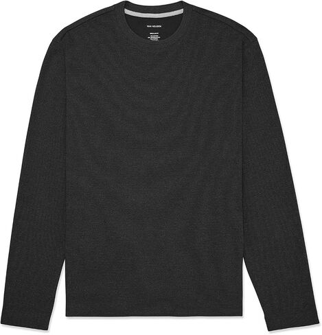 Van Heusen mens Big and Tall Essential Long Sleeve Ottoman Crewneck Shirt in Saudi Arabia