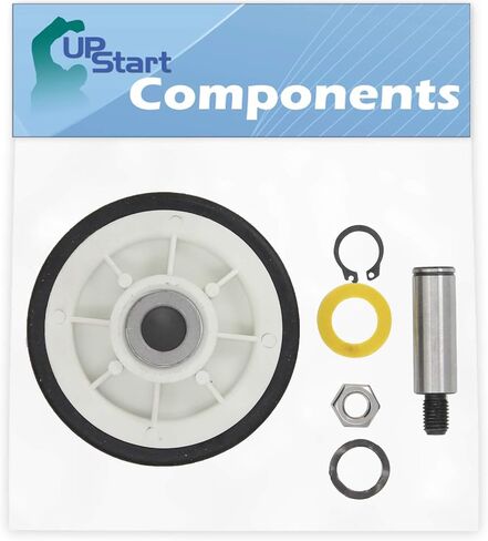 2-Pack 12001541 Drum Support Roller Kit Replacement for Maytag MDE9306AYW Dryer - Compatible with 303373 Dryer Drum Roller Wheel - UpStart Components Brand in Saudi Arabia
