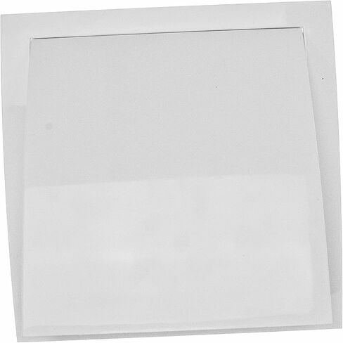 Vent Systems White 6" inch Exhaust Vent Cover - Dryer Vent Hood - Louvered Dryer Cover - Vent Hood Cap - One-Directional Plastic Air Supply Grille - Non Return Valve - Outlet Cowl Air Vent Grille in Kuwait