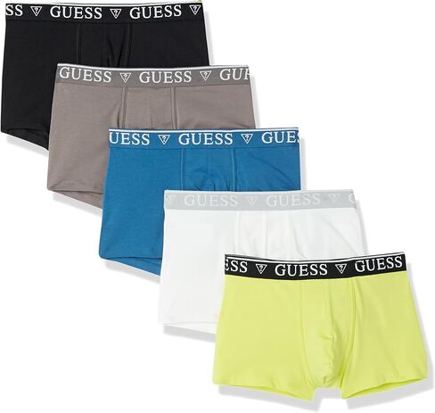 GUESS Men's Eco Logo Boxer Brief 5-Pack in Saudi Arabia