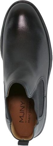 Marc Joseph New York MJNY Mens Casual Comfortable Genuine Leather Durable Slip Resistant Chelsea Ankle Boots Slip On Breathable Elastic Classic Casual Chukka Dress Boots in Kuwait