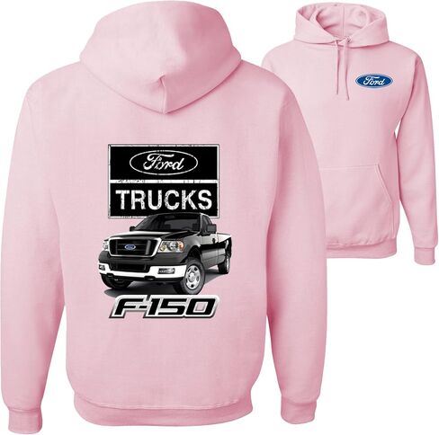 Ford Motors F - 1 5 0 Pickup Truck Ford Truck Licensed Official Front and Back Mens Hoodies in Kuwait