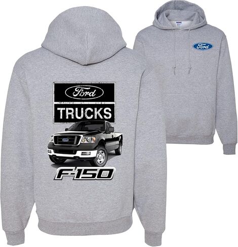 Ford Motors F - 1 5 0 Pickup Truck Ford Truck Licensed Official Front and Back Mens Hoodies in Kuwait