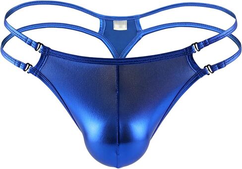 Men Double Rope T Back Thongs Low Rise U Convex Pouch G-String Underwear See Through Sexy Under Panties in Kuwait