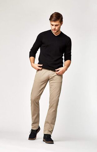 Mavi Men's Matt Classic Mid-Rise Relaxed Straight-Leg Pants in Saudi Arabia