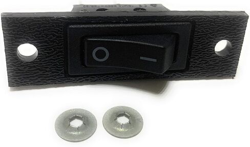 12200039 Replacement Black Fan Rocker Switch Compatible With Whirlpool Jenn-Air Cooktops in Saudi Arabia