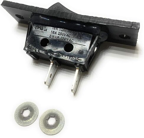 12200039 Replacement Black Fan Rocker Switch Compatible With Whirlpool Jenn-Air Cooktops in Saudi Arabia