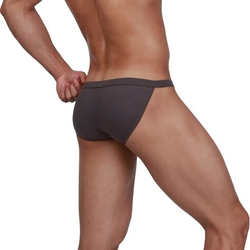 Men's Underwear Bikini Briefs Low Rise Sexy Fashion with Pouch Solid Color Comfortable in Saudi Arabia