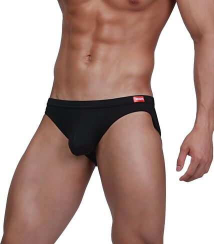 Men's Underwear Bikini Briefs Low Rise Sexy Fashion with Pouch Solid Color Comfortable in Kuwait