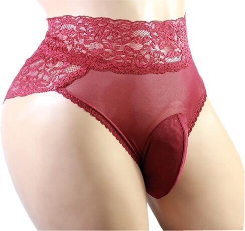 aishani mens lace underwear briefs sissy pouch panties for men QD -- in Saudi Arabia