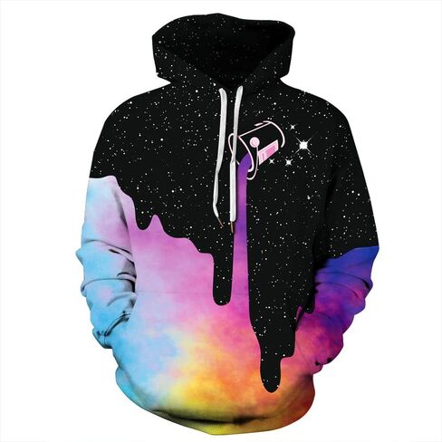 NONSAR 3D Graphic Printed Hoodies for Men,Women, Unisex Pullover Hooded Shirts in Saudi Arabia