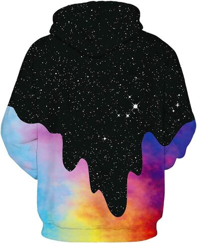 NONSAR 3D Graphic Printed Hoodies for Men,Women, Unisex Pullover Hooded Shirts in Saudi Arabia