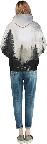 NONSAR 3D Graphic Printed Hoodies for Men,Women, Unisex Pullover Hooded Shirts in Saudi Arabia