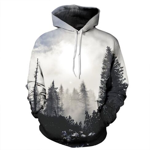 NONSAR 3D Graphic Printed Hoodies for Men,Women, Unisex Pullover Hooded Shirts in Saudi Arabia