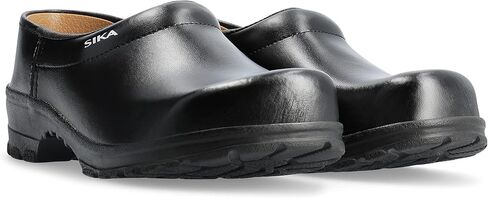Sika Footwear Birchwood Comfort Work Clog, Slip Resistant Shoes for Nursing and Chef, Men, Black, Size - 46 in Saudi Arabia