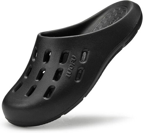 LUOFU Men's Garden Clogs Shoes Beach Slippers Pool Water Sandals with Comfortable Arch Support Insole in Saudi Arabia