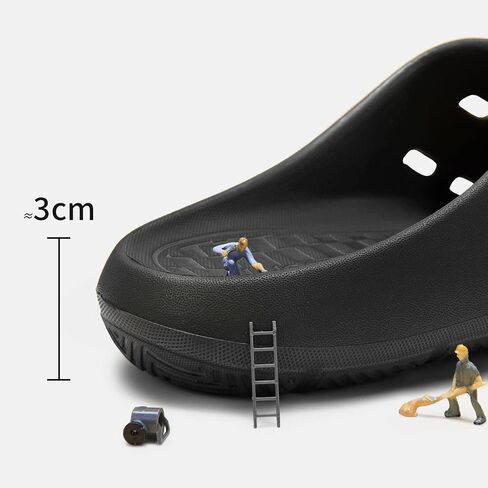 LUOFU Men's Garden Clogs Shoes Beach Slippers Pool Water Sandals with Comfortable Arch Support Insole in Saudi Arabia
