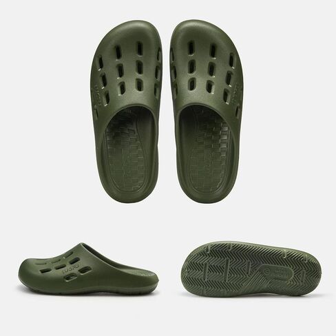 أحذية LUOFU الرجالية للحديقة، شباشب الشاطئ، صنادل مياه حمام السباحة مع نعل داخلي مريح يدعم قوس القدم in Kuwait