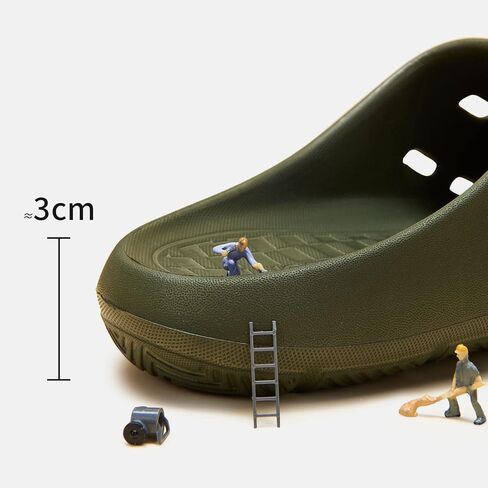 أحذية LUOFU الرجالية للحديقة، شباشب الشاطئ، صنادل مياه حمام السباحة مع نعل داخلي مريح يدعم قوس القدم in Kuwait