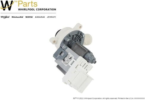 Whirlpool WPW10276397 Top Load Washer Drain Pump in Saudi Arabia