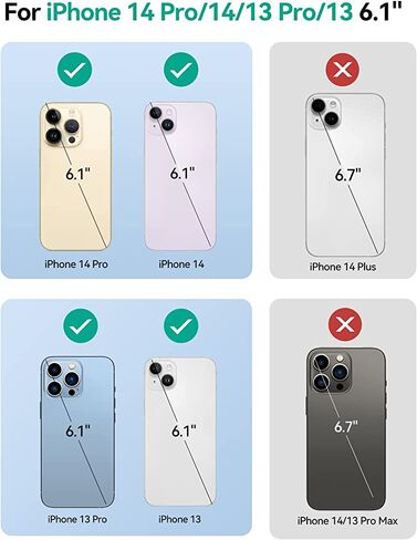 حافظة بطارية NEWDERY لهاتف iPhone 14 Pro/14/13 Pro/13 10000 مللي أمبير، شحن لاسلكي وسماعات أذن سلكية ودعم بيانات المزامنة، حافظة شاحن محمولة ممتدة لهاتف iPhone 14/13 Pro، 6.1 بوصة (ليس لـ 14 Plus) in Kuwait