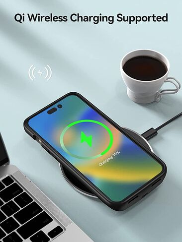 حافظة بطارية NEWDERY لهاتف iPhone 14 Pro/14/13 Pro/13 10000 مللي أمبير، شحن لاسلكي وسماعات أذن سلكية ودعم بيانات المزامنة، حافظة شاحن محمولة ممتدة لهاتف iPhone 14/13 Pro، 6.1 بوصة (ليس لـ 14 Plus) in Kuwait