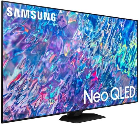 SAMSUNG QN65QN85BAFXZA 65" 4K Neo QLED UHD Smart TV in Titan Black with an Austere 5S-4KHD2-2-5M V-Series 2.5m Premium 4K HDR HDMI Braided Cable (2022) in Saudi Arabia