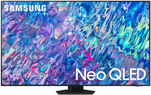 SAMSUNG QN65QN85BAFXZA 65" 4K Neo QLED UHD Smart TV in Titan Black with an Austere 5S-4KHD2-2-5M V-Series 2.5m Premium 4K HDR HDMI Braided Cable (2022) in Saudi Arabia