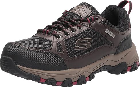 حذاء Skechers USA للرجال Selmen-Cormack مقاوم للماء ذو ​​مظهر منخفض ومقاوم للماء برباط مع مقدمة قبعة أكسفورد in Saudi Arabia