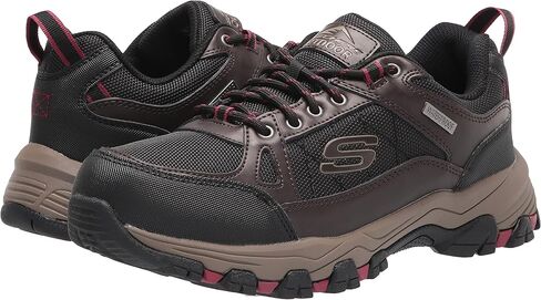 حذاء Skechers USA للرجال Selmen-Cormack مقاوم للماء ذو ​​مظهر منخفض ومقاوم للماء برباط مع مقدمة قبعة أكسفورد in Saudi Arabia