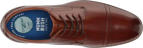 Nunn Bush Men's Centro Flex Cap Toe Oxford Dress Casual Leather Comfortable Lace Up in Saudi Arabia
