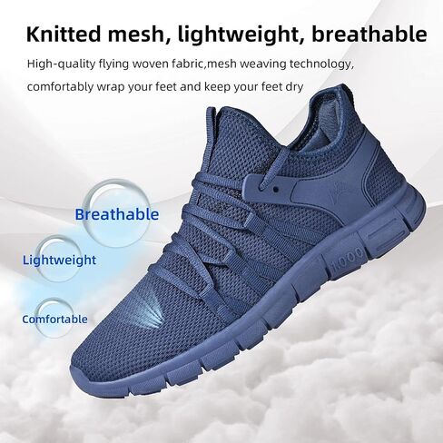 AOE Women's Fashion Slip-On Walking Running Tennis Shoes | Ultra Lightweight Mesh Breathable Non Slip Athletic Workout Gym Sneakers in Saudi Arabia