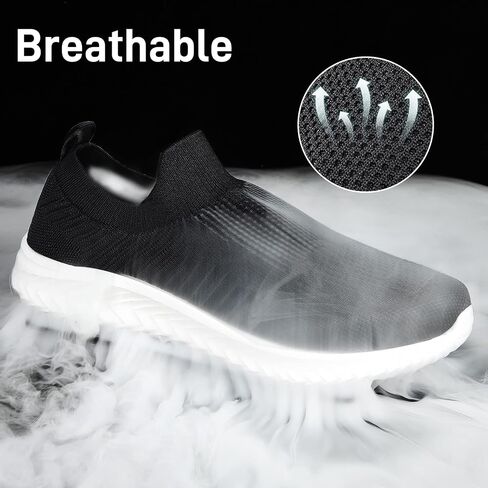 JIAFO Mens Shoes Walking Shoes for Men Mens Slip On Shoes Sneakers for Men, Casual Athletic Running, Lightweight Breathable Mesh Knit in Saudi Arabia