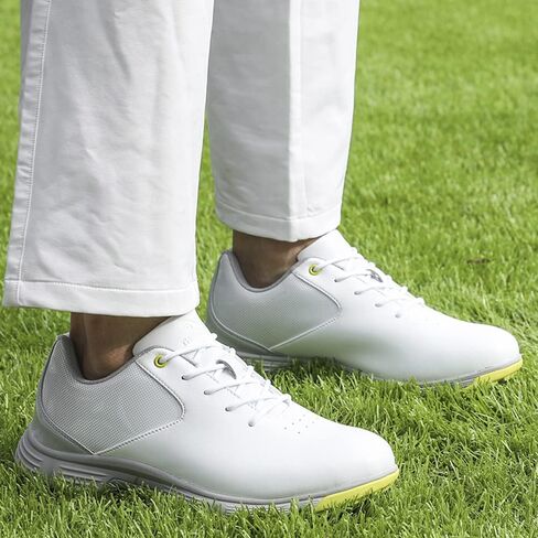 THESTRON Men Golf Shoes Mesh Breathable Breathable Golf Walking Sport Sneakers 7 Spikes Golf Trainers … in Saudi Arabia