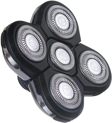 5 Head Shaver Replacement, Shaver Replacement Heads, Easy Install Electric Razor Replacement, Beard Cutter Replacement Blade in Saudi Arabia