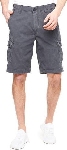 Caution Ripstop Day Hiker Short | Men's Cargo Shorts with 11" Inseam, 6 Pockets, and Zipper Front in Saudi Arabia