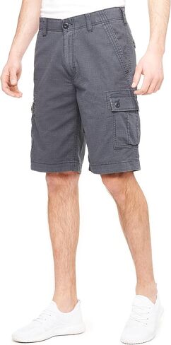 Caution Ripstop Day Hiker Short | Men's Cargo Shorts with 11" Inseam, 6 Pockets, and Zipper Front in Saudi Arabia