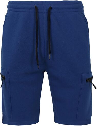 Men's Classic and Cargo Fleece Joggers Shorts, Cotton Blend Shorts with Pockets in Kuwait