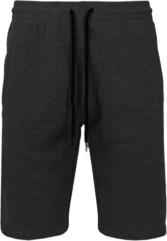 Men's Classic and Cargo Fleece Joggers Shorts, Cotton Blend Shorts with Pockets in Kuwait
