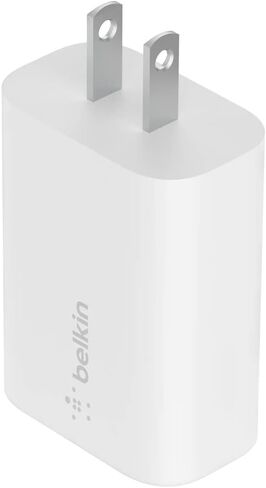 كبل USB-C إلى لايتنينج مضفر من بيلكين (كابل شحن سريع لهاتف ايفون 14 أو 13 أو 12 أو الأحدث) معزز الشحن متوافق مع هواتف ايفون - سي (1 متر، أسود) in Kuwait