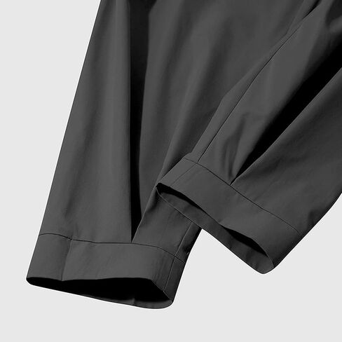 GTHTTT Mens Loose Casual Lightweight Elastic Waist Beach Pants Harem Trousers Hip Hop Loose Washed Stretch Pencil Pants in Saudi Arabia