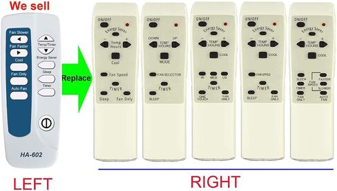 HA-602 Replacement for Kenmore Air Conditioner Remote Control 309342603 Works for 253.70229001 253.70259000 253.70299000 253.71055000 253.71055001 253.71055002 253.71055003 253.71055004 253.71055005 in Saudi Arabia