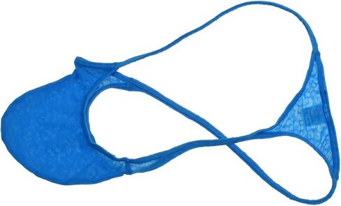 OROCOJUCO Men's Jacquard Thong String Micro Bikini Mini T-Back Sexy Pouch Underwear 6 Pack in Kuwait