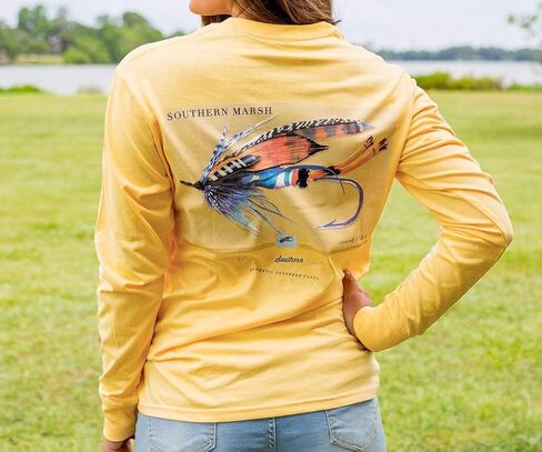 تي شيرت Southern Marsh، Outfitter Series - 1 - كم طويل، اسكواش، كبير in Saudi Arabia