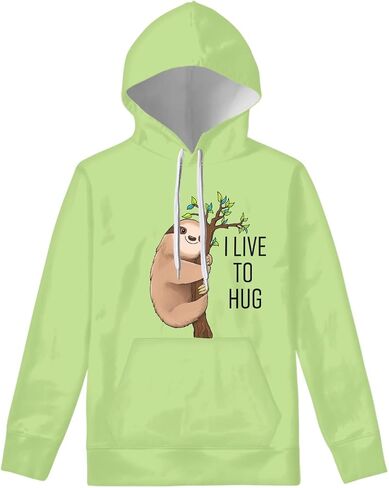 HUIACONG Men Hooded Sweatshirt Drawstring Long Sleeve O-Neck Hoodeds Pullover in Saudi Arabia