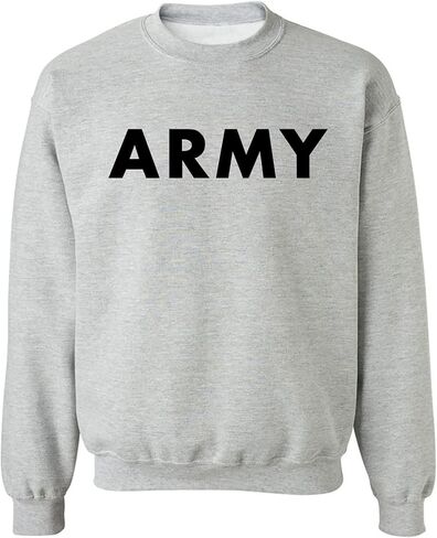 ARMY Crewneck Sweatshirt in Gray in Saudi Arabia