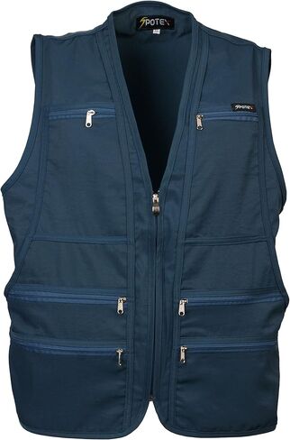 Beat The World Men's 9 Pockets Work Utility Vest Military Photo Safari Travel Vest Workwear Jacket in Kuwait