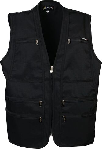Beat The World Men's 9 Pockets Work Utility Vest Military Photo Safari Travel Vest Workwear Jacket in Kuwait
