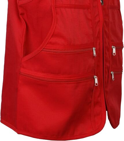 Beat The World Men's 9 Pockets Work Utility Vest Military Photo Safari Travel Vest Workwear Jacket in Kuwait