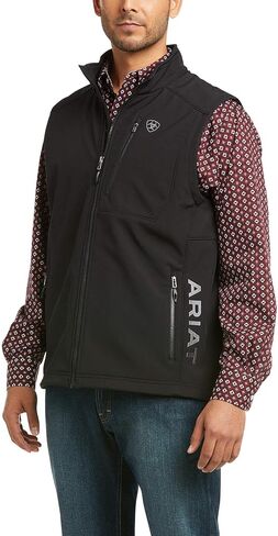 سترة ARIAT للرجال MNS Logo 2.0 Patriot Softshell Blk in Saudi Arabia